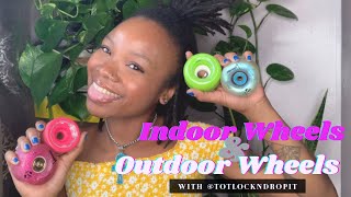 Roller Skate Wheel Basics INDOOR VS OUTDOOR WHEELS [upl. by Akina915]