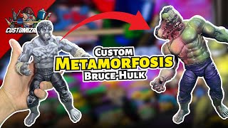 280  Metamorfosis Bruce Hulk Custom diy marvel Art Toy [upl. by Nadabus]