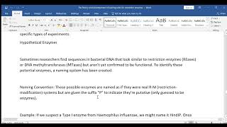 Nicking Enzymes Control proteinsHypothetical enzymes Homing endonucleases [upl. by Neerbas627]