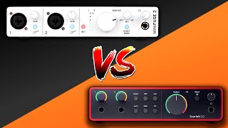 Focusrite Scarlett 2i2 4th Generation VS Arturia Minifuse 2 [upl. by Damiano]