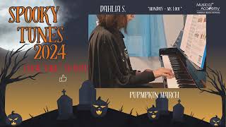 Spooky Tunes 2024 Dahlia S Original Composition youngcomposer [upl. by Medrek]