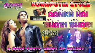 AANKH HAI BHARI BHARI NEW MIX KEMTA KORAPUTIA SONG K BAND PARTY VOLGS 💪🥁🔥 [upl. by Delphine660]