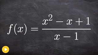 Graph slant asymptotes [upl. by Aihsikal]