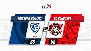 Fribourg Olympic vs BC Boncourt  Game Highlights [upl. by Nonohcle]