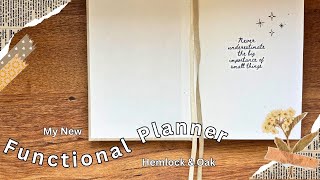 Setting up my Hemlock amp Oak Weekly Planner [upl. by Ynattir]