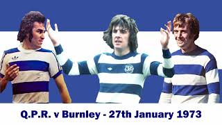 QPR v Burnley  197273 [upl. by Paapanen]