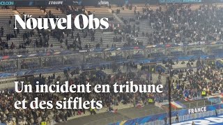 FranceIsraël  les images dune soirée sous haute surveillance au Stade de France [upl. by Yenitirb366]