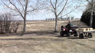 Homemade ATV trailer from an old quad  Part 4  Final [upl. by Adlay]