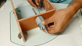 MAKING MINI TABLE SAW FOR CUTTING PLASTIC AND PLYWOOD DIY MINI TABLE SAW growtube462 [upl. by Pirali82]