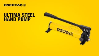 Ultima Steel Hand Pump  2 stage  Enerpac [upl. by Ynnaj]