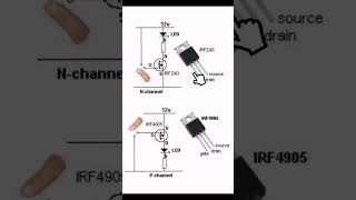 Circuito touch con mosfet electronica transistores mecatronica mosfet [upl. by Cutty]