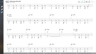 The White Stripes  Fell In Love With A Girl BASS TAB PLAY ALONG [upl. by Renrew]