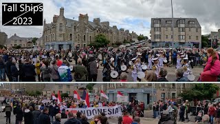 The Tall Ships Parade that brought an island to life Shetland Islands 2023 with POV service [upl. by Necaj]