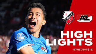 😍 𝗧𝗪𝗢 𝗕𝗘𝗔𝗨𝗧𝗜𝗘𝗦  Highlights FC Utrecht  AZ [upl. by Eelhsa]