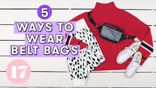 5 Ways to Wear a Fanny Pack  Style Lab [upl. by Oisangi329]