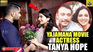 Darshan Yajamana Movie Actress Tanya Hope Second Movie Launch With Abhishek Ambareesh [upl. by Corron]