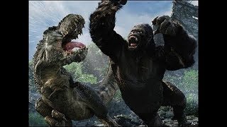 King Kong Vs Dinozor  Ahtapot  Kafatası Sürüngeni [upl. by Ervine]