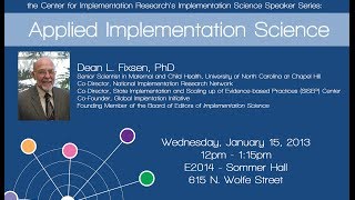 Implementation Science Speaker Series Applied Implementation Science [upl. by Eelarat542]