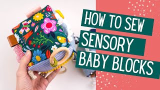 Sensory Baby Block Sewing Tutorial [upl. by Aelrac]