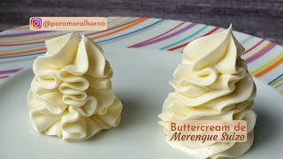 Buttercream de merengue suizo  fácil y paso a paso [upl. by Witha]