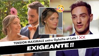 Mariés au premier regard  grand Malaise ENTRE Loïc et Ophélie quotElle décortique le moindre motquot [upl. by Cindra816]