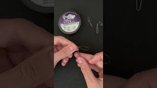 How to tie a Palomar Knot🎣 fishing fyp howto tutorial viral trending trout carp foryou [upl. by Billy]