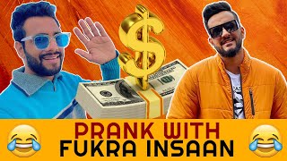 Prank With FukraInsaan  Abhishek Malhan  Wajahat Hasan  Suneo [upl. by Atsillak]