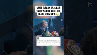 “They’re SCUMBAGS”  Chris Eubank Jr On Frank Warren and Eddie Hearn [upl. by Anaujik]