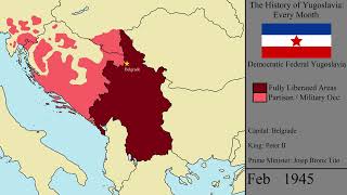 The History of Yugoslavia Every Month [upl. by Kissiah]