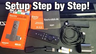 Fire TV Stick 4K How to Setup Step by Step  Tips [upl. by Hetti]