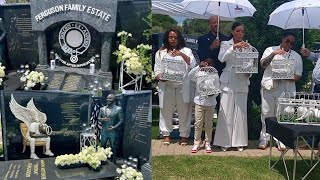 A look INSIDE Shona Ferguson tombstone unveiling [upl. by Rudd]