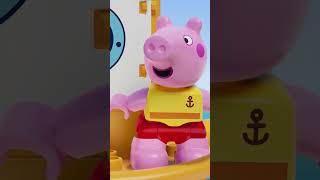 The Exciting Boat Trip Adventure Shorts PeppaPig LEGODUPLO [upl. by Charline]