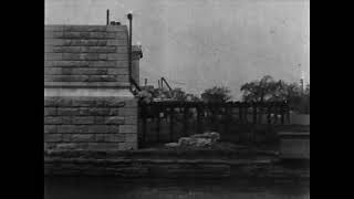 Panorama of Blackwell’s Island NY 1903 Edison [upl. by Kowtko]