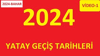 2024 YATAY GEÇİŞ TARİHLERİ 2024 BAHAR DÖNEMİ GEÇİŞ TARİHLERİ YATAY GEÇİŞ GEÇİŞLER NE ZAMAN [upl. by Nahta]