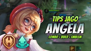 CARA MAIN ANGELA EMBLEM BARU  amp COMBO ANGELA  BUILD TERBARU 2023   ANGELA ROAMER GAMEPLAY [upl. by Grevera881]