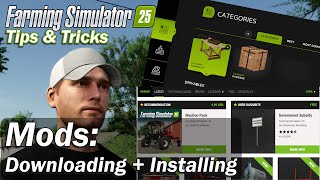 How to Download and Install mods in Farming Simulator 25 [upl. by Aitnas]