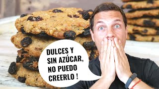 GALLETAS de AVENA CRUJIENTES 💥 Postre Sin AZÚCAR 💪 Receta Macrobiótica  Vegano Fácil y Rápido [upl. by Lilas677]