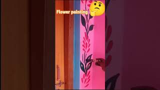 🎨🖌️ main door color flower painting arts shorts [upl. by Sherfield885]