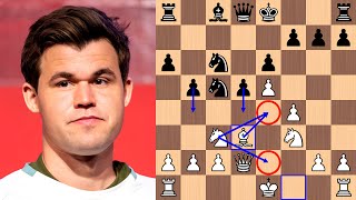 Gukesh D breaks Magnus Carlsens French Defense in 29 moves [upl. by Ynattir]