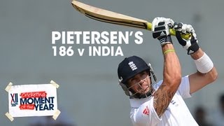 TwelfthMan Cricketing Moment of the Year  Pietersens 186 v India [upl. by Yelir135]