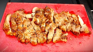 Greek BBQ pork steak [upl. by Leira]