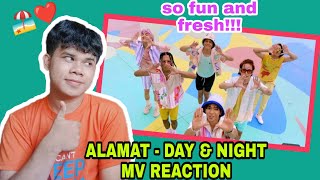 ALAMAT  Day And Night Official MV  REACTION [upl. by Halima]