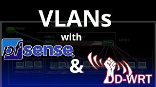 VLANs from pfSense  OPNSense to DDWRT Virtual Wireless Access Points for Home or Business [upl. by Kramer368]