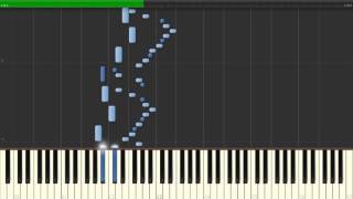 Secret  Piano Battle 3 斗琴三 Duet Piano Tutorial Synthesia [upl. by Valry]