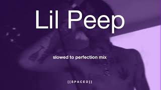 Lil Peep  slowed to perfection mix [upl. by Zanze]