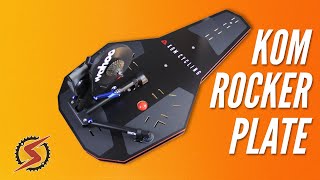 KOM Cycling Rocker Plate Review For Your Indoor Bike Trainer [upl. by Wenger]