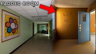 Exploring an ABANDONED Childrens Psych Ward  Found Padded Room [upl. by Basilio]