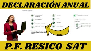 Por Fin¡¡ Declaración Anual 2024 Persona Fisica Resico Simulador 2024 SAT [upl. by Map155]