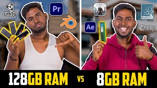 RAMஅதிகமா இருந்தா SPEEDஅதிகமா இருக்குமா  8GB Vs 16GB Vs 32GB Vs 64GB Vs 128GB RAM  Tech Uruttu [upl. by Otilegna861]