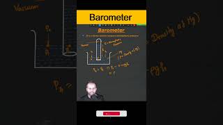 Barometer neet cbse physics fluidmechanics [upl. by Silvie176]